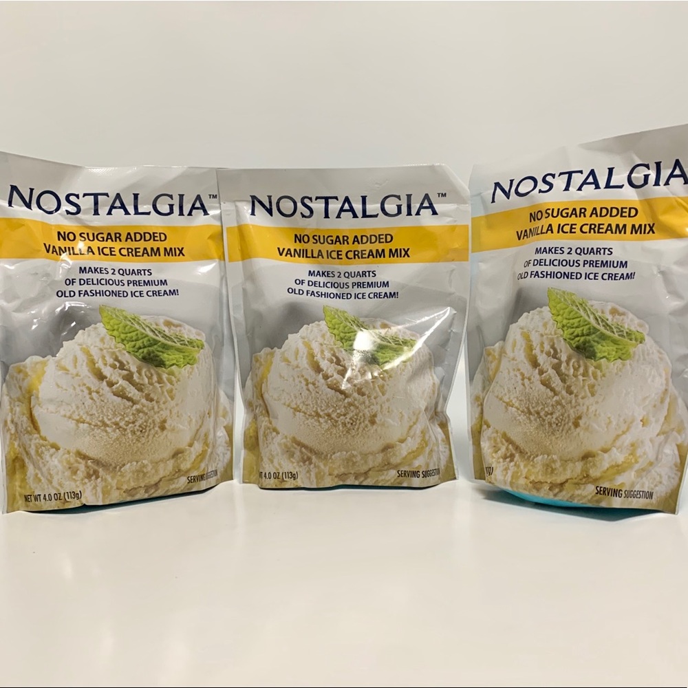 Sugar Free Nostalgia Gourmet Ice Cream Mix 3 PK